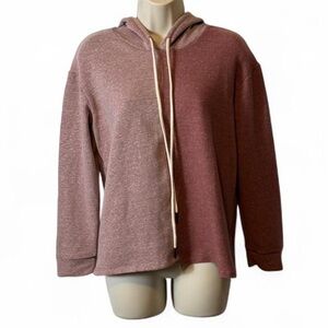 Two Tone Asymmetrical Hoodie‎